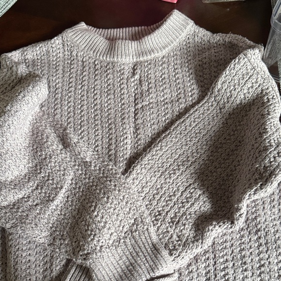 Universal Thread Textured Cream Sweater - Picture 3 of 3